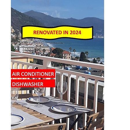 Appartamento con splendida vista mare e golfo Laigueglia Esterno foto