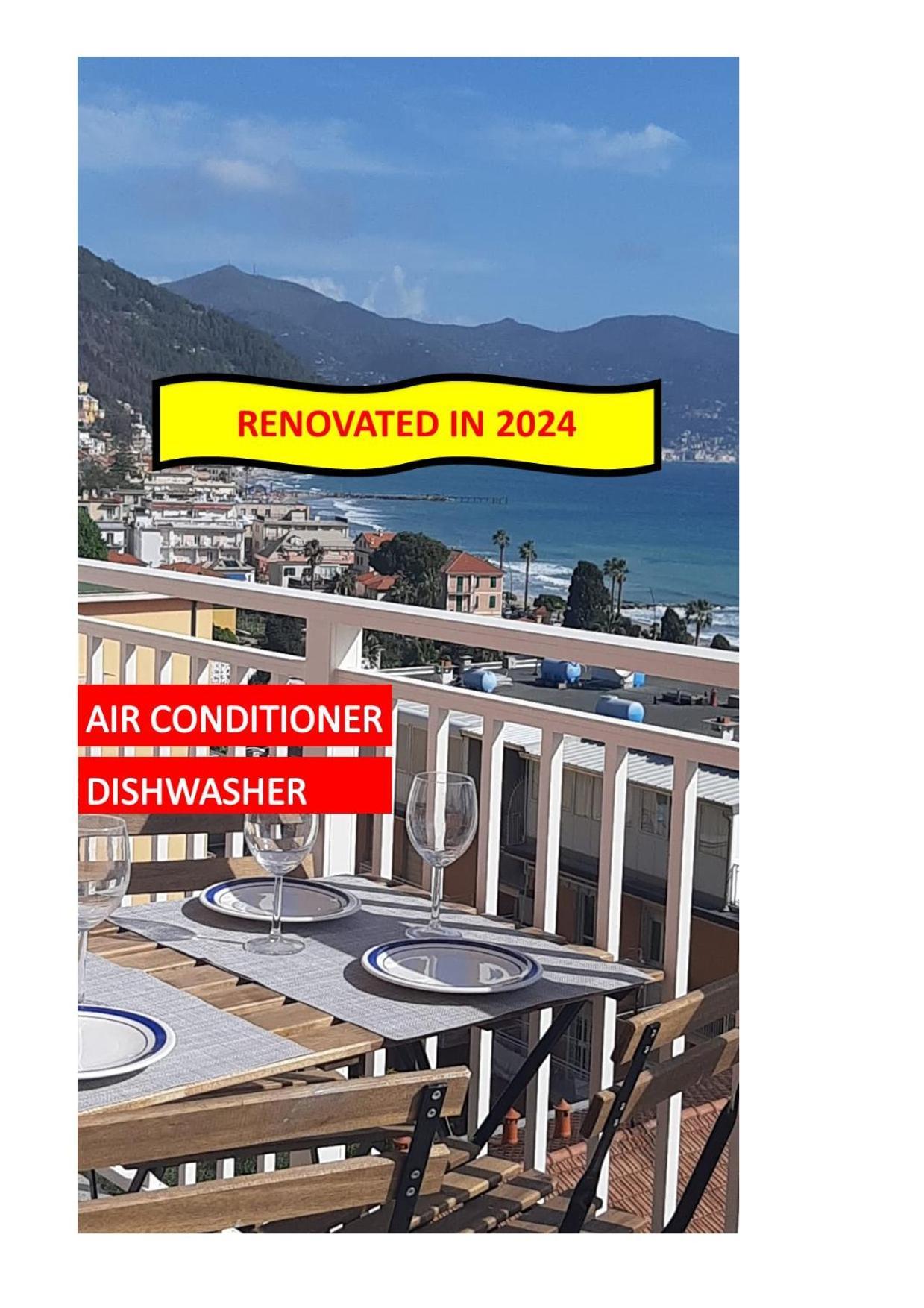 Appartamento con splendida vista mare e golfo Laigueglia Esterno foto